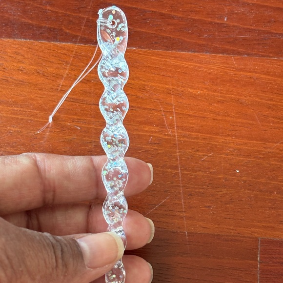 🎄40 Macy's Holiday Lane Sparkling Clear Ornaments - Picture 3 of 6